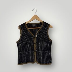 Icelandic Design Wool Vest Sz M Nordic